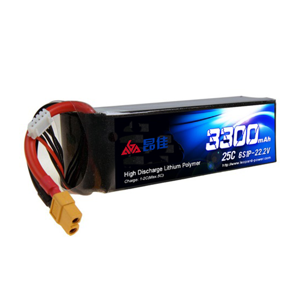 航模電池3300mAh 25C 6S 22.2V 鋰電池